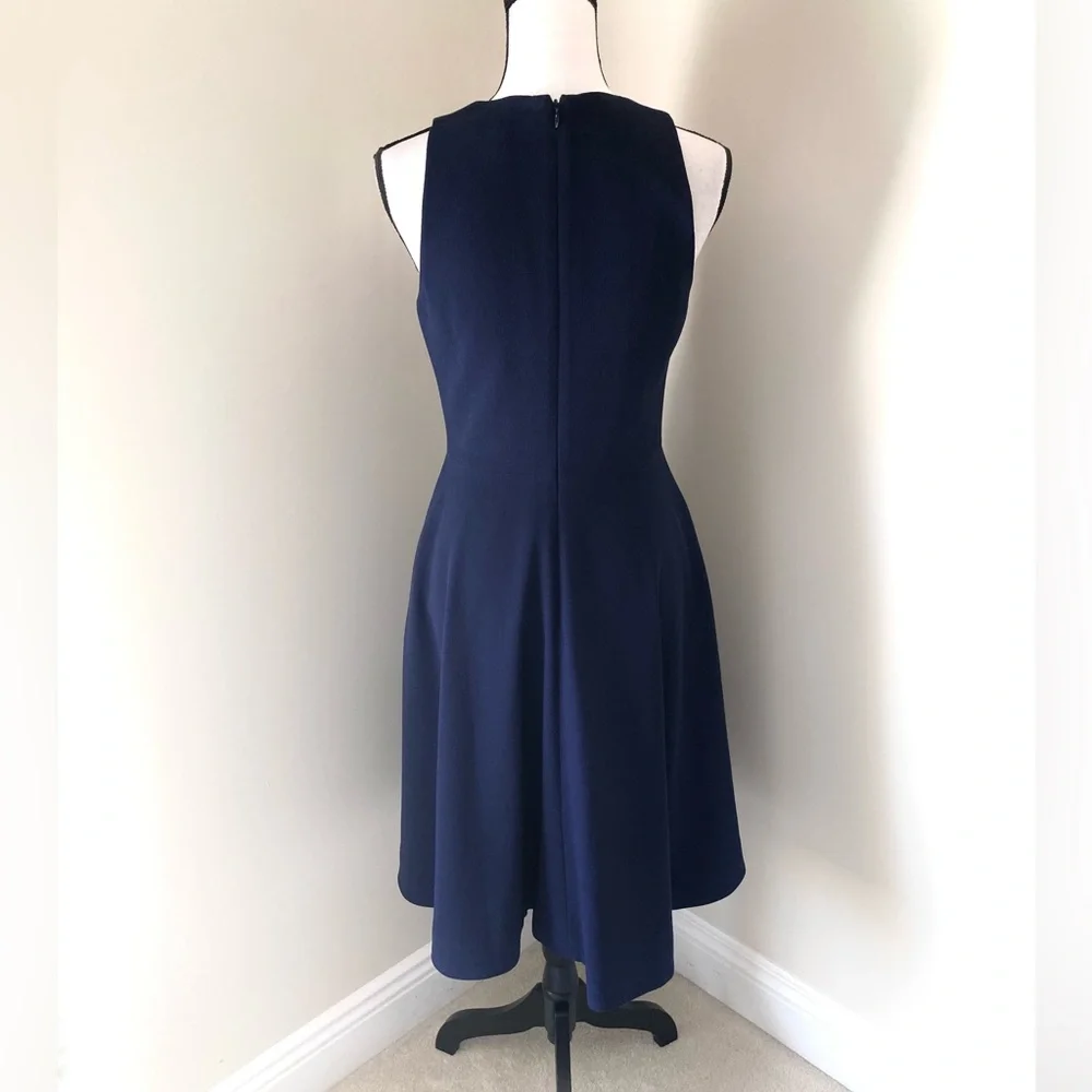 Dress the Population Catalina Sleeveless Fit & Flare Navy Dress Size M - Picture 5 of 10